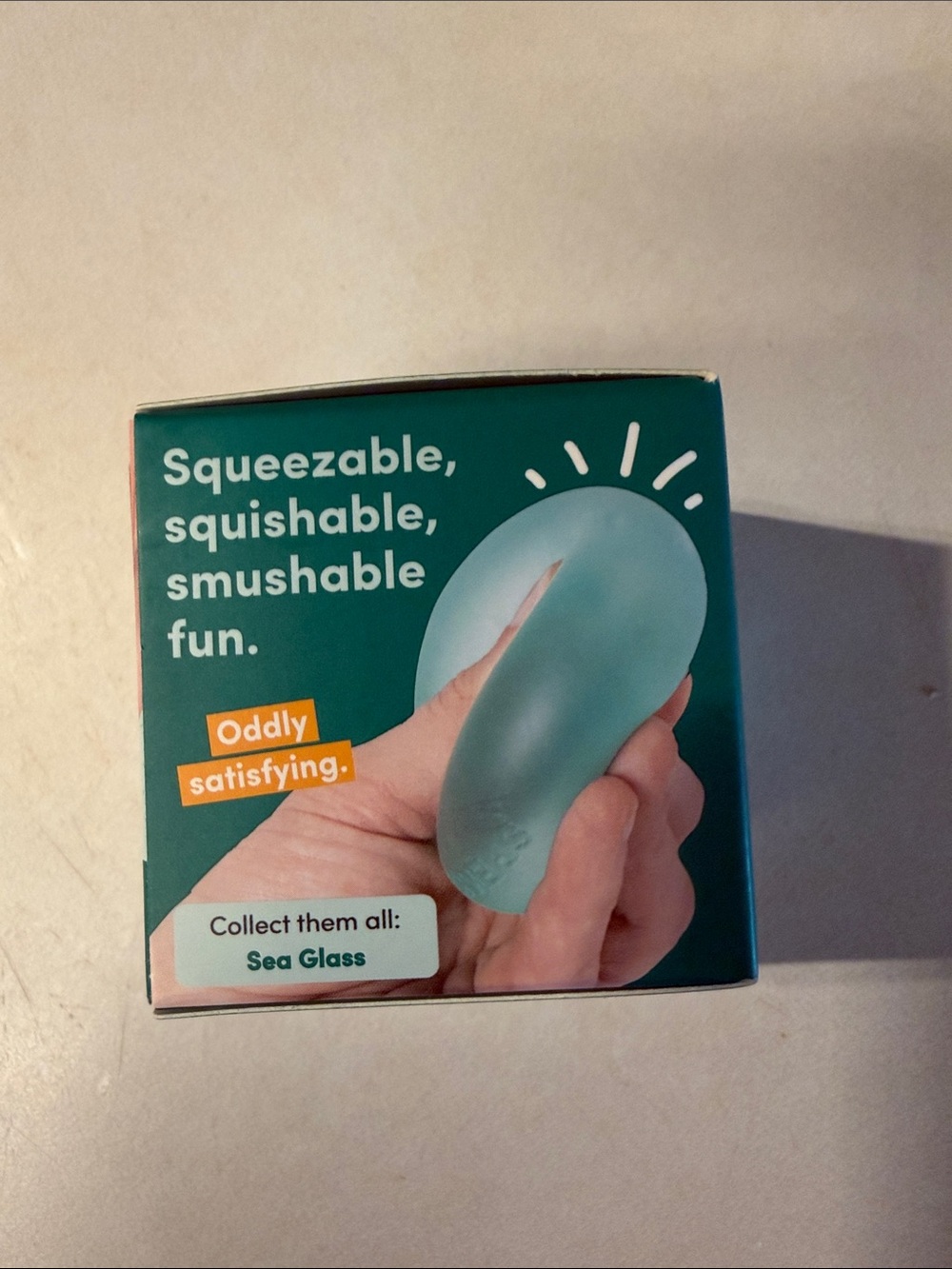 Memory Gel Stress Ball - Teal - Picture 5 of 5